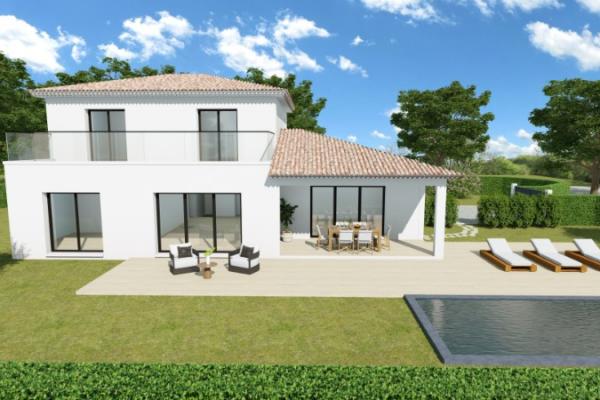 VENCE (06140) | Terrain de 900 m² | 810 000 € | Maison 150 m² neuve à vendre