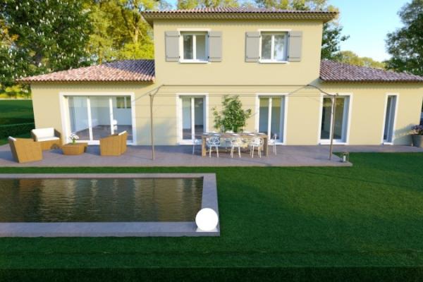 LA  COLLE SUR LOUP MAISON 120M2 SUR 2 NIVEAUX SUR TERRAIN DE 747 M2