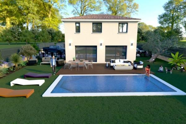 SAINT CEZAIRE BASTIDE MODERNE DE 102 M2 AVEC ETAGE SUR UN TERRAIN DE 900 M2