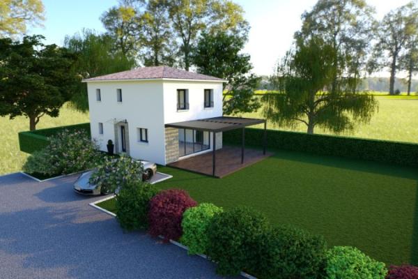 CARROS LES PLANS MAISON A ETAGE DE 108 M2 SUR UN TERRAIN DE 614 M2 