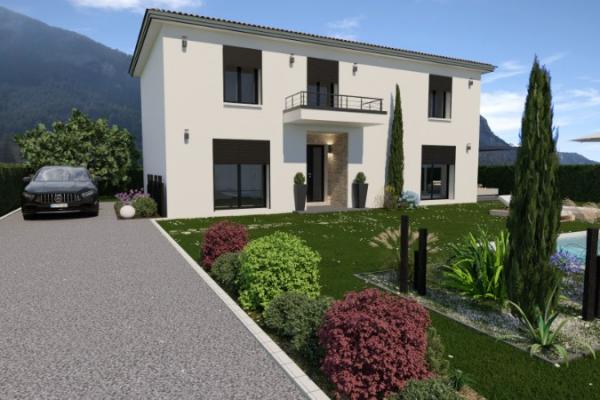 TOURRETTE-LEVENS (06147) | Terrain de 850 m² | 626 000 € | Villa neuve 140 m² à vendre