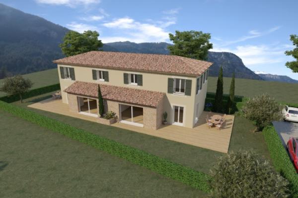 La Colle sur Loup maison jumelée de 110 m2 sur un terrain de 747 m2 