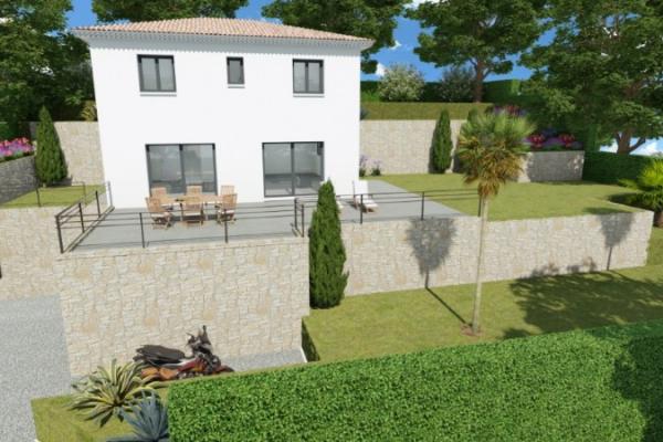 Saint-Martin-du-Var (06670) | 1 129 m² | 596 000 € | Maison 110 m² et terrain à vendre