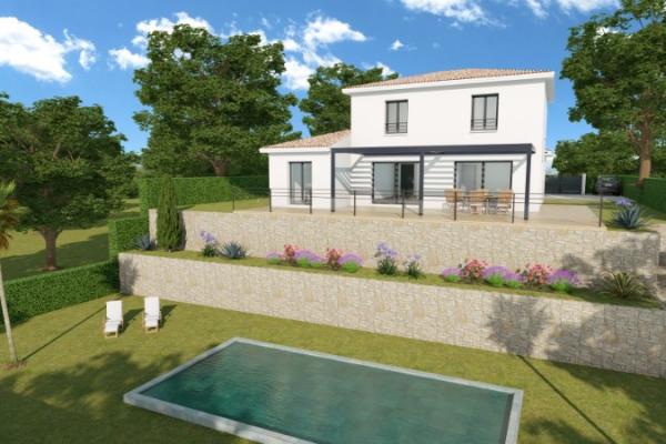 VENCE (06140) | Terrain de 1000 m² | 698 000 € | Maison 4 pièces neuve à vendre