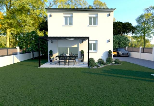 PEILLE MAISON DE 80 M2 SUR UN TERRAIN DE 345 M2