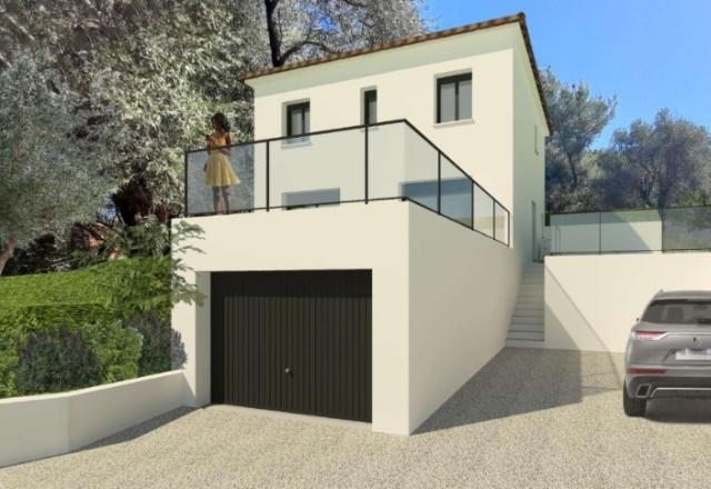 SAINT MARTIN DU VAR MAISON A ETAGE DE 100 M2 SUR UN TERRAIN DE 1129 M2 AVEC GARAGE 