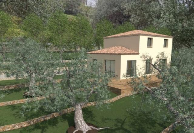 BERRE LES ALPES MAISON ETAGE PARTIEL DE 116 M2 SUR UN TERRAIN DE 2151M2