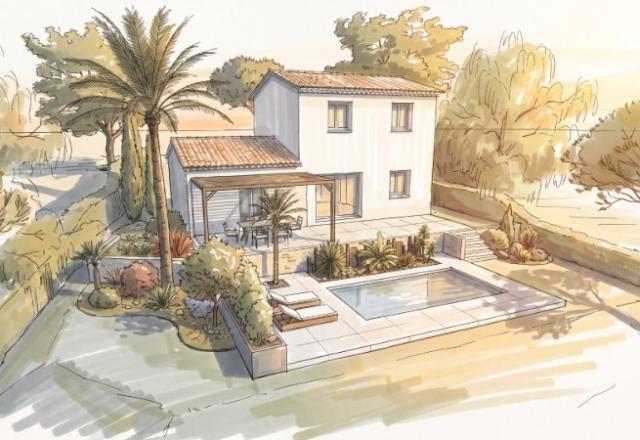 BONSON MAISON DE 102 M2 SUR UN TERRAIN DE 763 M2