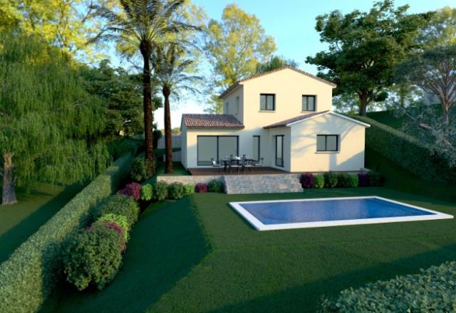 CAGNES SUR MER MAISON AVEC ETAGE DE 129 M2 SUR UN TERRAIN DE 946 M 2