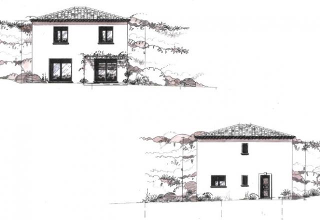 CARROS MAISON AVEC ETAGE DE 115 M2 SUR UN TERRAIN PLAT DE 652 M2