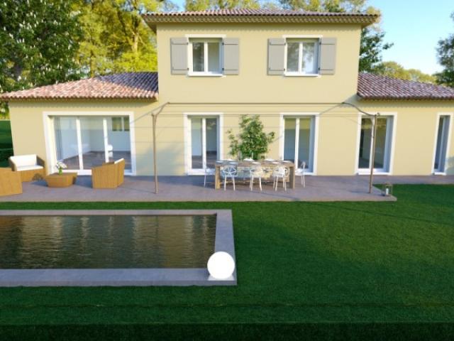 LA  COLLE SUR LOUP MAISON 120M2 SUR 2 NIVEAUX SUR TERRAIN DE 747 M2