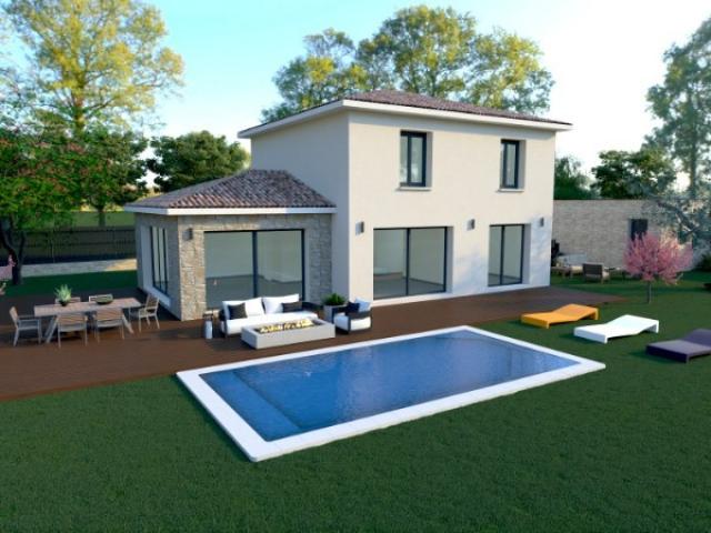 MOUANS SARTOUX MAISON CONTEMPORAINES DE 120 M2 SUR TERRAIN DE 1050 M2