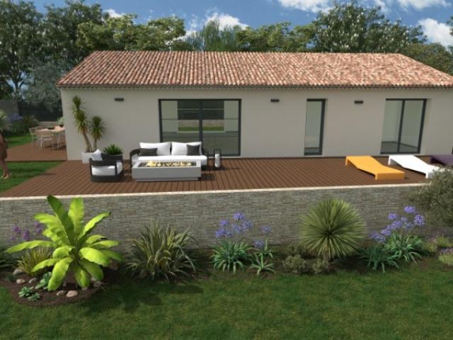 MONTAUROUX MAISON DE 110 M2 SUR UN TERRAIN PLAT DE 752 M2