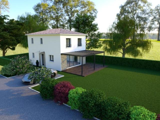 CARROS MAISON DE 4 PIECES DE 95 M2 SUR UN TERRAIN PLAT DE 614 M2