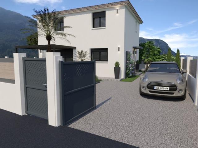 Peille Maison contemporaine de 85 m2 sur un terrain de 345 m2 