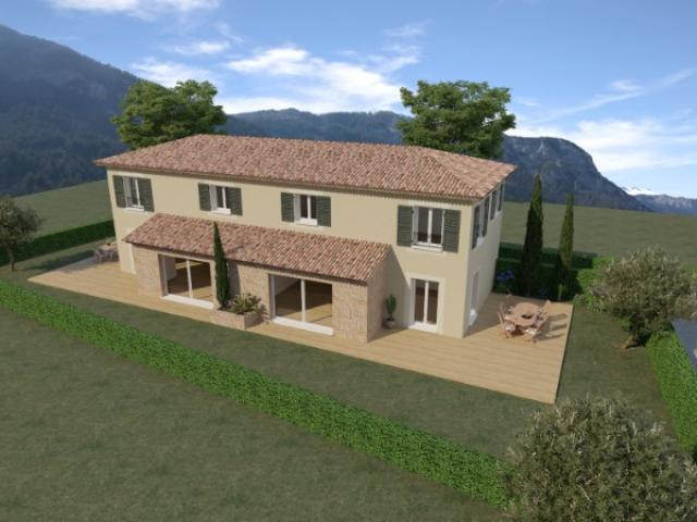 La Colle sur Loup maison jumelée de 110 m2 sur un terrain de 747 m2 