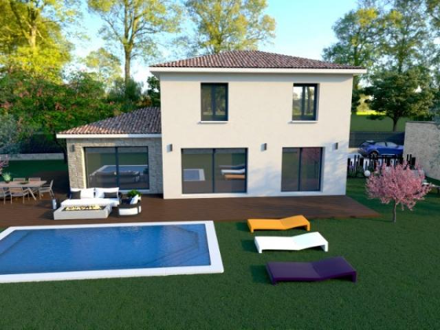 MOUANS SARTOUX MAISON CONTEMPORAINES DE 120 M2 SUR TERRAIN DE 1050 M2