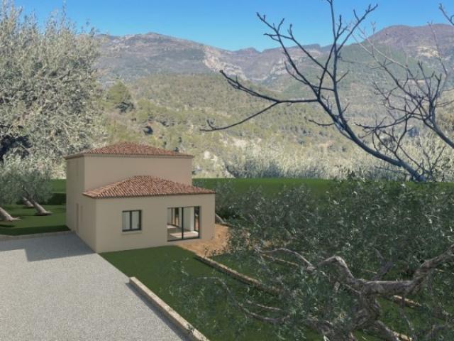 BERRE LES ALPES MAISON ETAGE PARTIEL DE 116 M2 SUR UN TERRAIN DE 2151M2