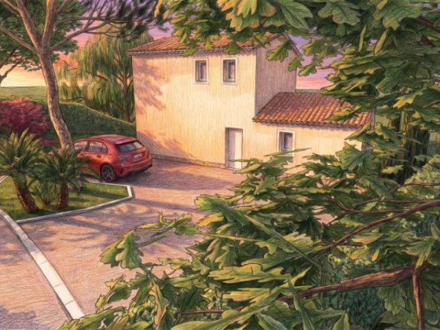 BONSON MAISON HORS D'EAU HORS D'AIR DE 100 M2 SUR UN TERRAIN DE 763 M2