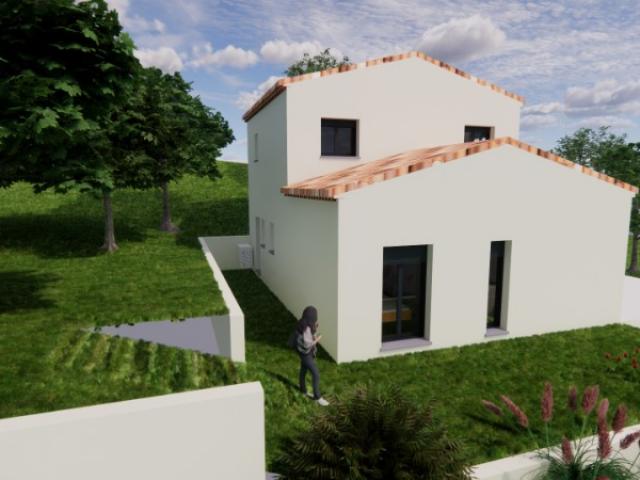CAGNES SUR MER MAISON AVEC ETAGE DE 129 M2 SUR UN TERRAIN DE 946 M 2