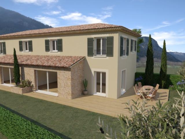 La Colle sur Loup maison jumelée de 110 m2 sur un terrain de 747 m2 