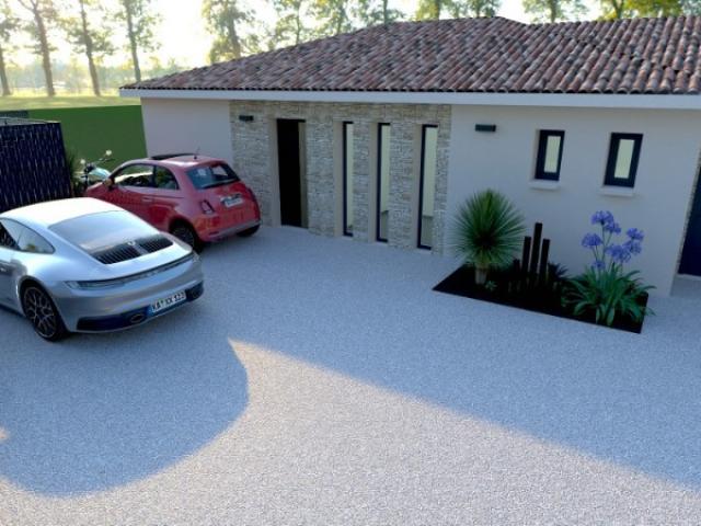 LA ROQUETTE SUR SIAGNE MAISON CONTEMPORAINE DE 155 M2 SUR UN TERRAIN DE 1200M2