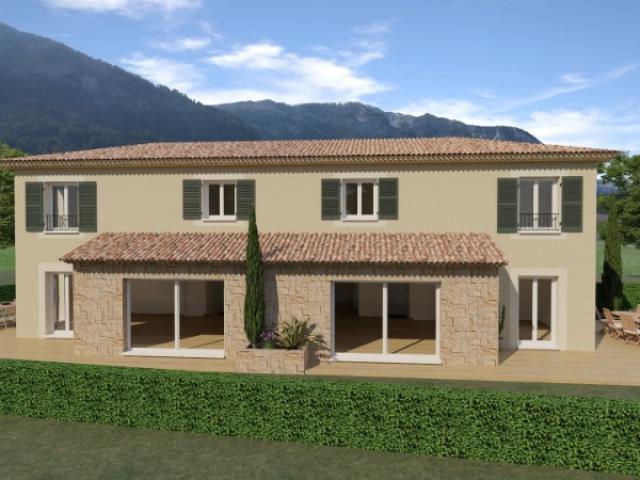 La Colle sur Loup maison jumelée de 110 m2 sur un terrain de 747 m2 
