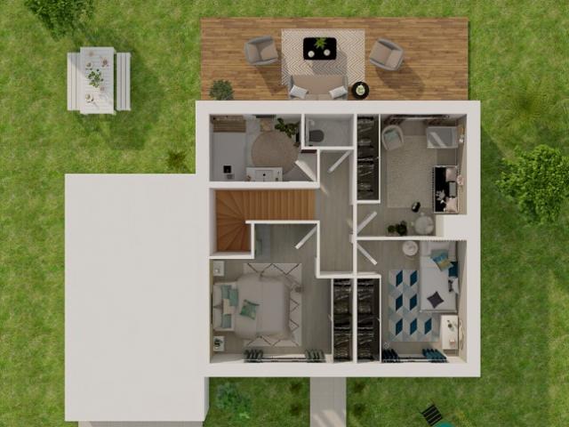 LE CANNET MAISON DE 90 M2 AVEC ETAGE SUR UN TERRAIN DE 971 M2