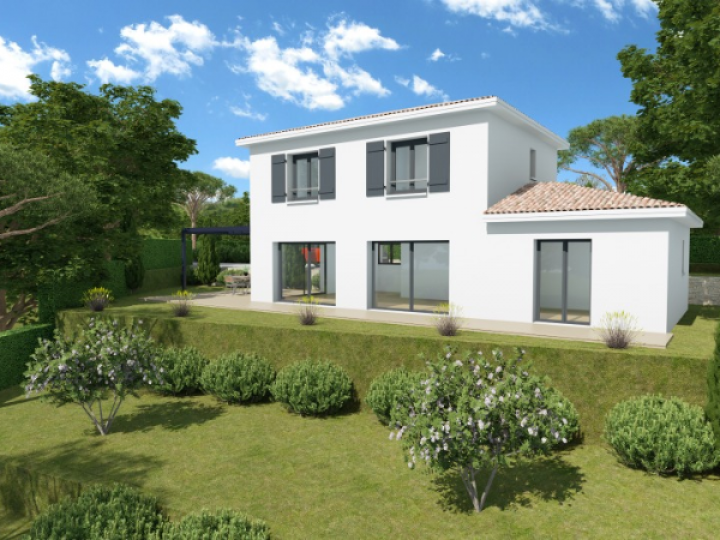 VENCE (06140) | Terrain de 850 m² | 690 000 € | Maison 120 m² neuve à vendre