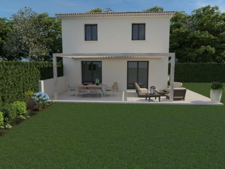 TOURRETTE-LEVENS (06147) | Terrain de 600 m² | 455 000 € | Villa neuve 74 m² à vendre