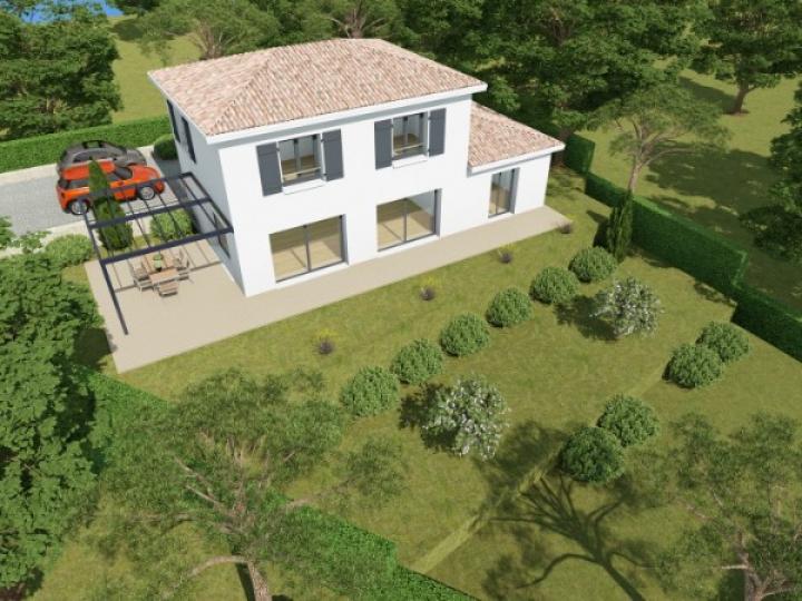 TOURRETTE-LEVENS (06690) | Terrain de 620 m² | 570 000 € | Villa neuve 120 m² à vendre