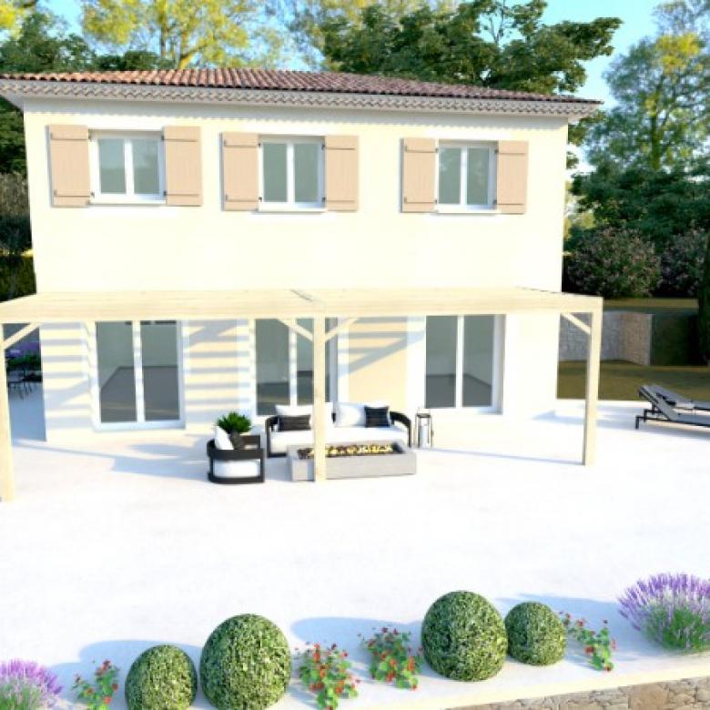 VENCE (06140) | Terrain de 840 m² | 680 000 € | Villa 100 m² neuve à vendre