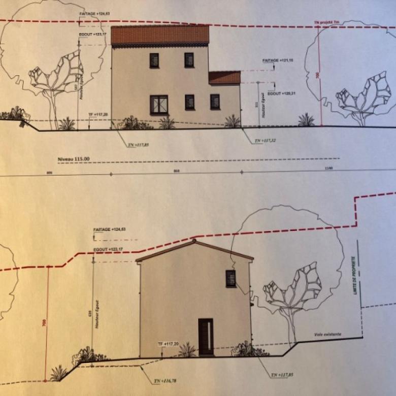 VALLAURIS (06220) | Terrain de 733 m² | 540 000 € | Maison de 75 m² neuve à vendre