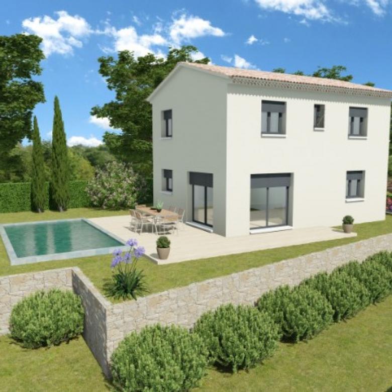 LEVENS (06670)| Terrain de 955 m² | 409 000 € | Maison neuve 90 m² à vendre